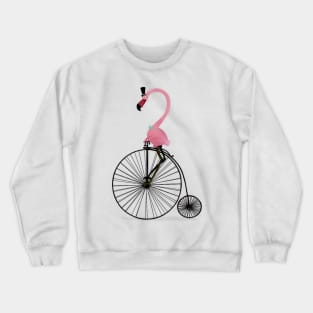 Penny Farthing Flamingo Crewneck Sweatshirt